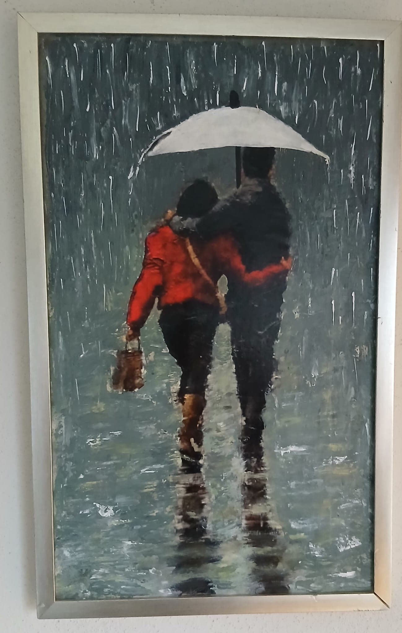 Garden flowers painting